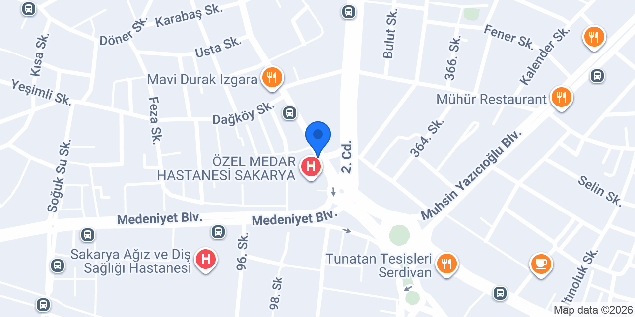 SERDİVAN TAKSİ 7/24 konumu