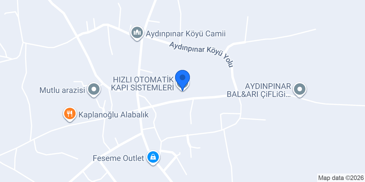 HIZLI OTOMATİK KAPI SİSTEMLERİ konumu