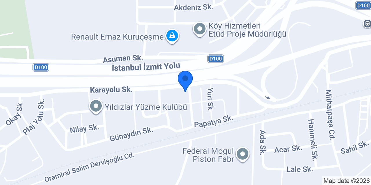 Vita Pilates Stüdyosu konumu