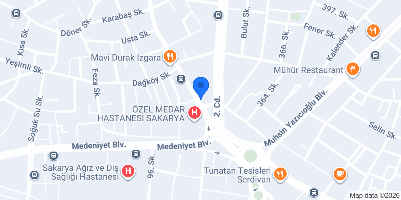 Donas Döner Sakarya - Serdivan konumu