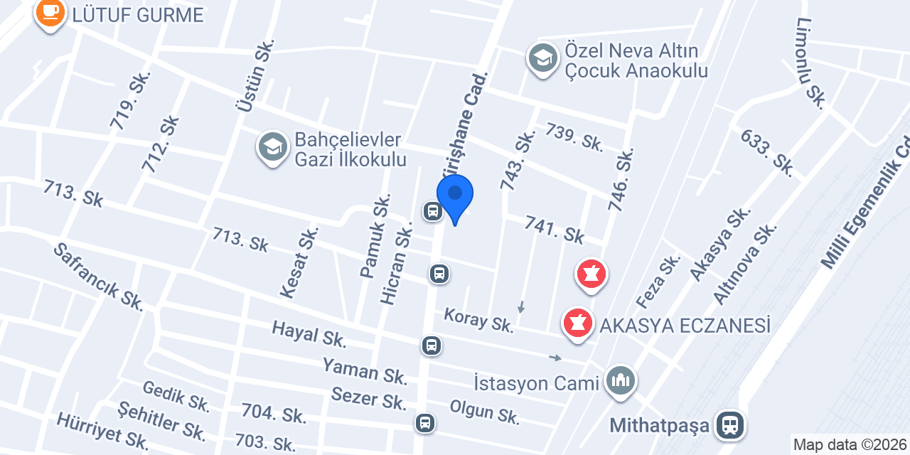 GANİ TOÇOĞLU HUKUK BÜROSU konumu