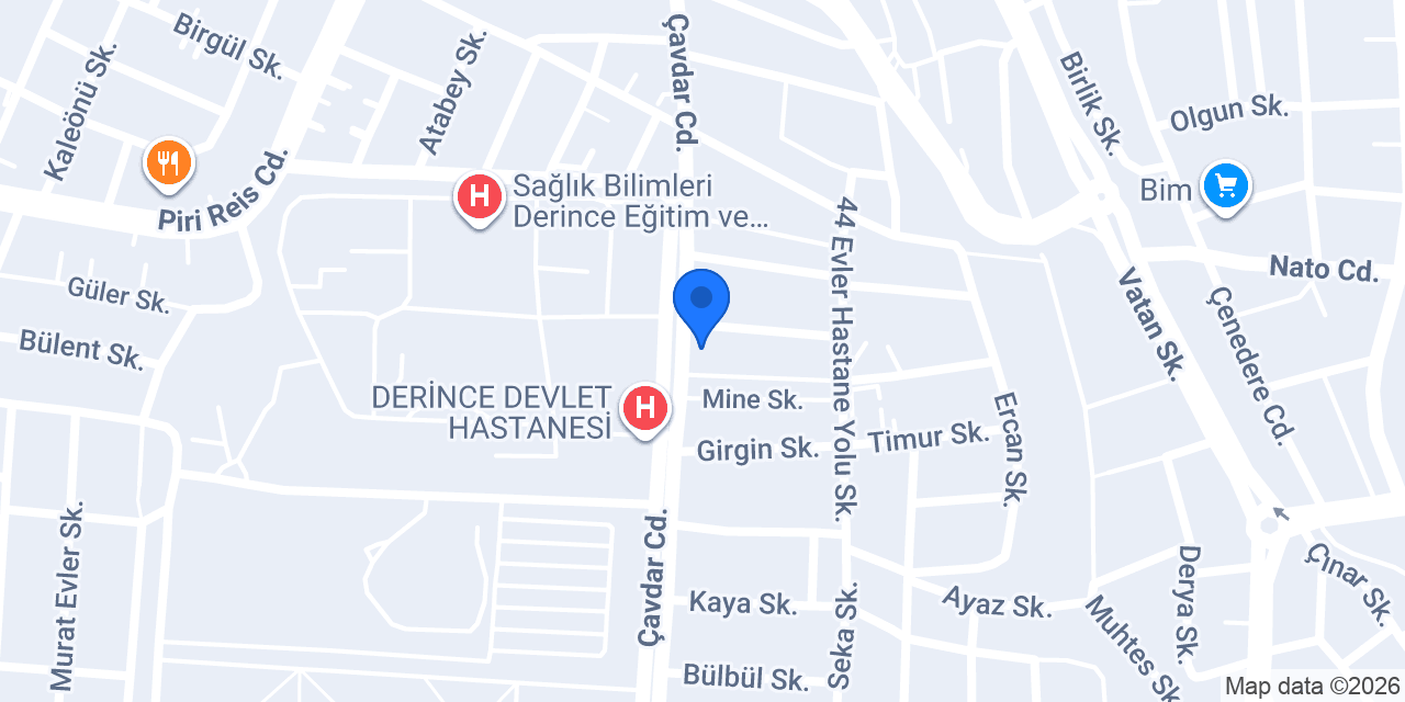 Mavi Gözlük konumu