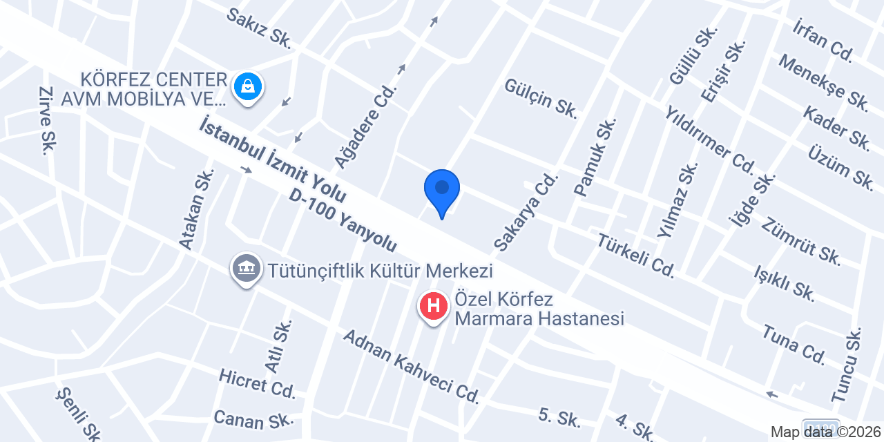 M. Akif Aşar Avukat Bürosu konumu