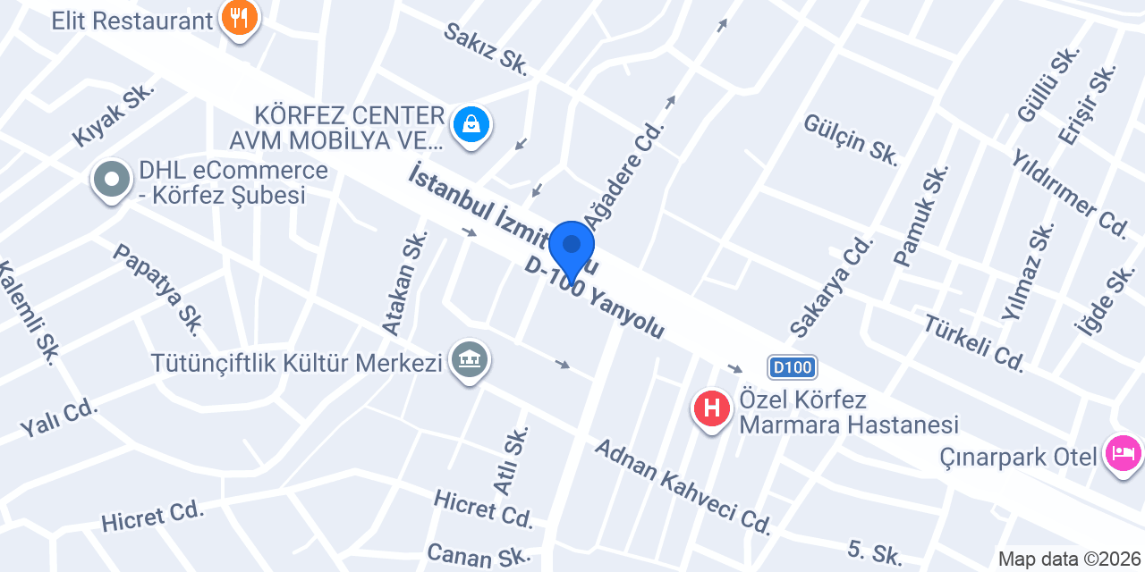 özoğlu pastanesi, körfez, tütünçiftlik konumu