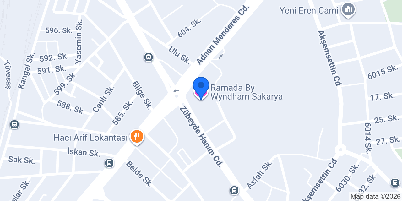 Ramada By Wyndham Sakarya konumu