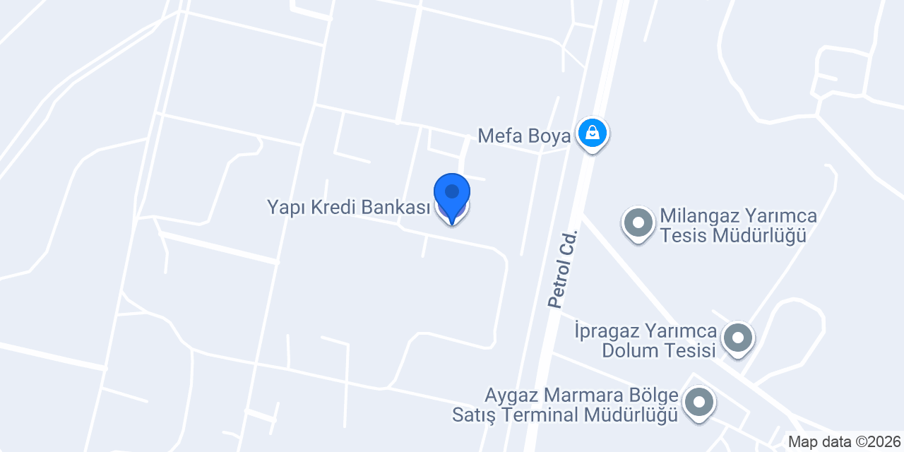 Yapı Kredi Bankası konumu
