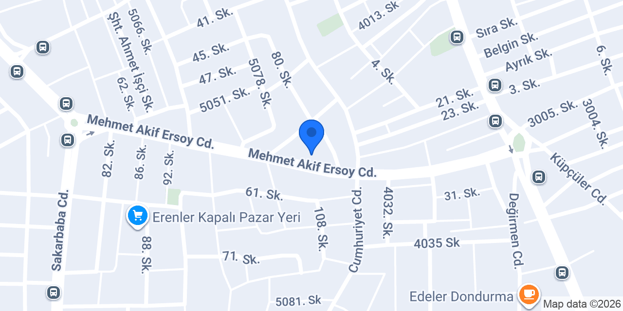 Gulcan Bayan Kuaforu konumu
