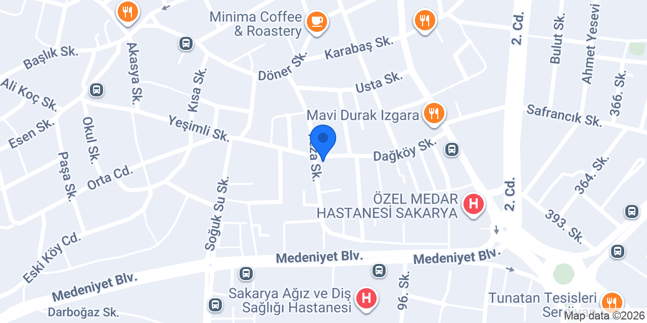 Pulp Coffee Lab Serdivan konumu