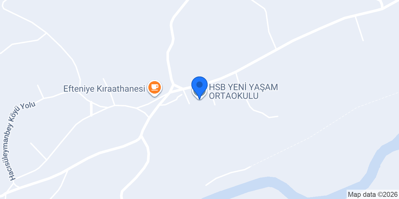 HSB YENİ YAŞAM ORTAOKULU konumu