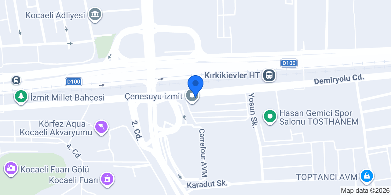 Çenesuyu - Çenedağ Gıda konumu