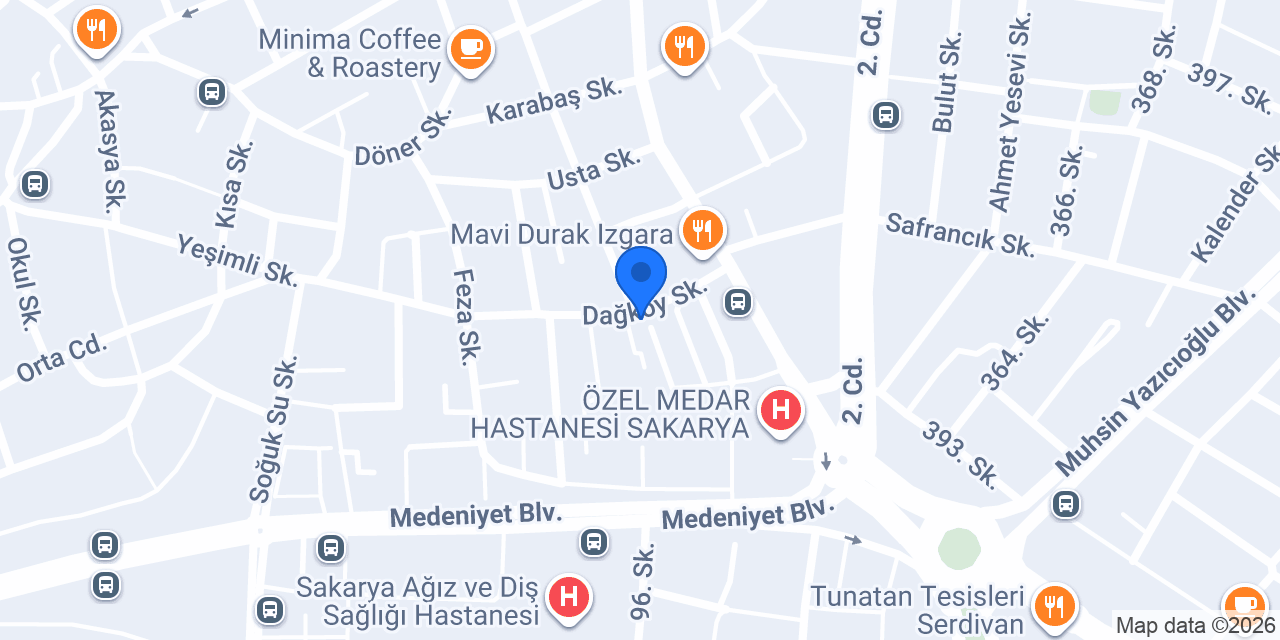 Texcoco Chocolate Mavi Durak Şubesi konumu
