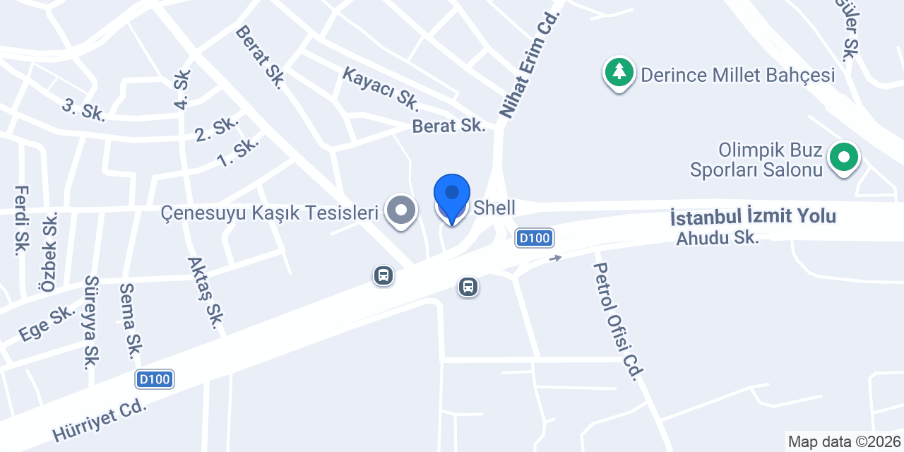 Shell konumu