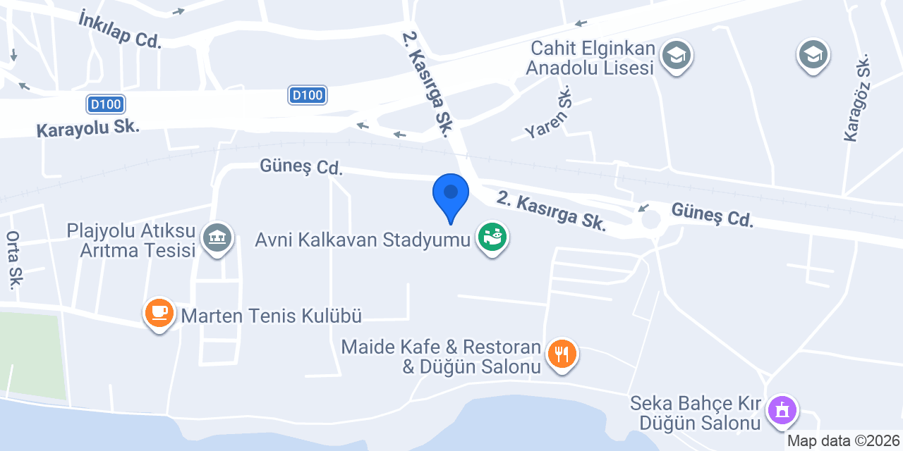 KelebekFit Studio konumu