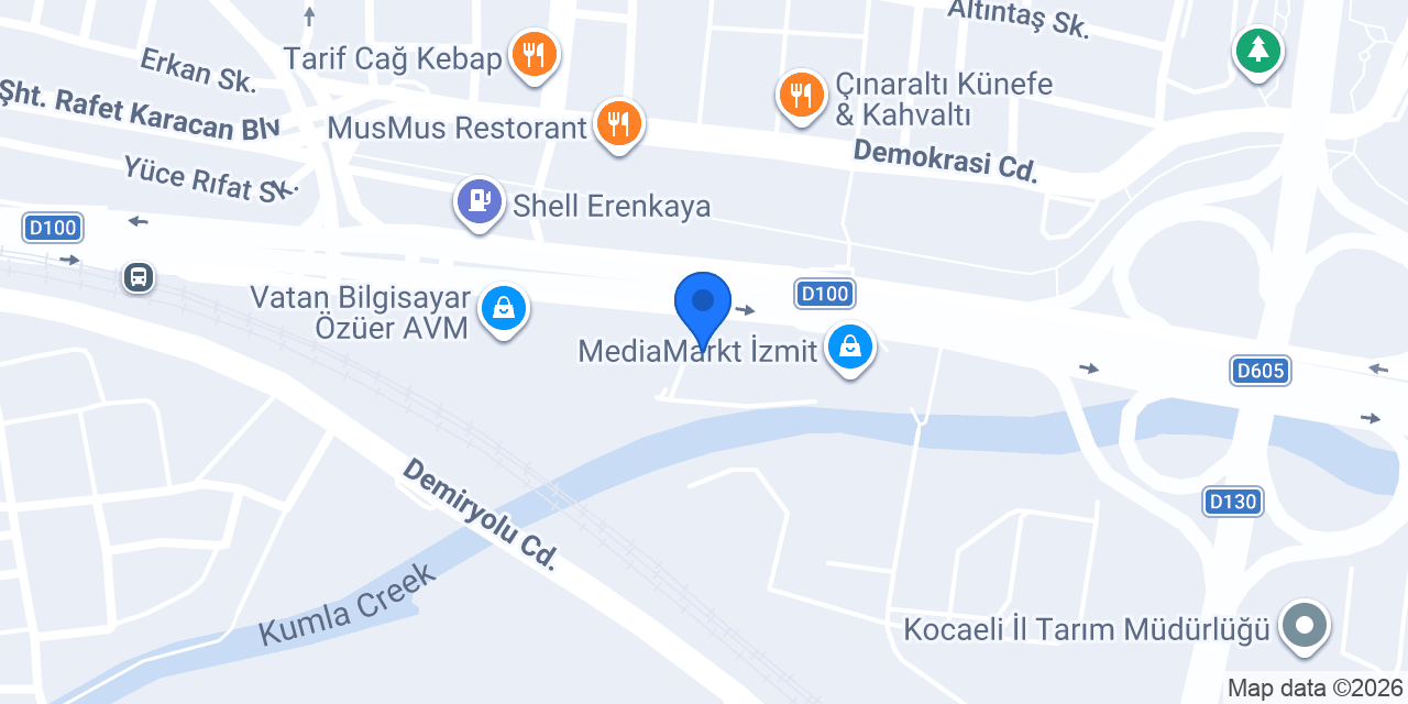 BYD Kocaeli Kaya konumu