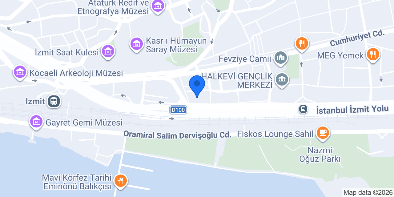 EduVista Learning Kocaeli konumu
