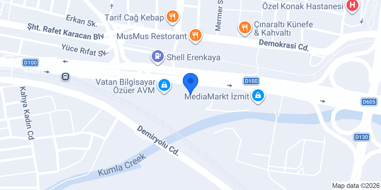 Motor Burda Merkez konumu
