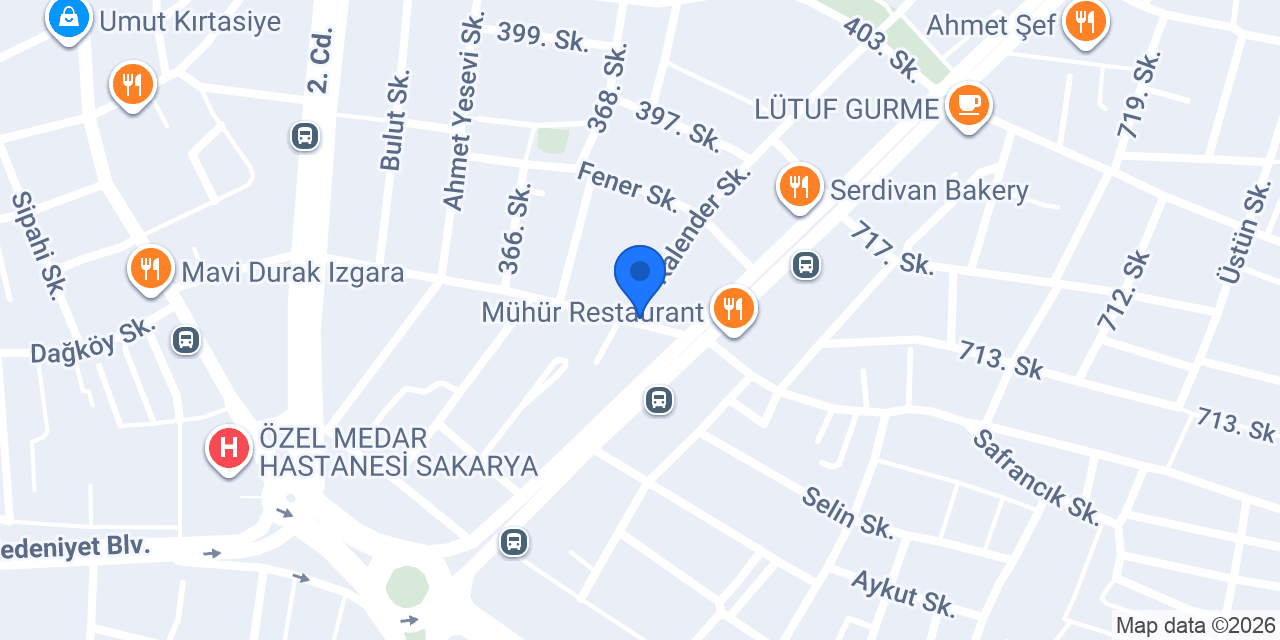 SAKARYA MOBİLYA TAMİRİ konumu