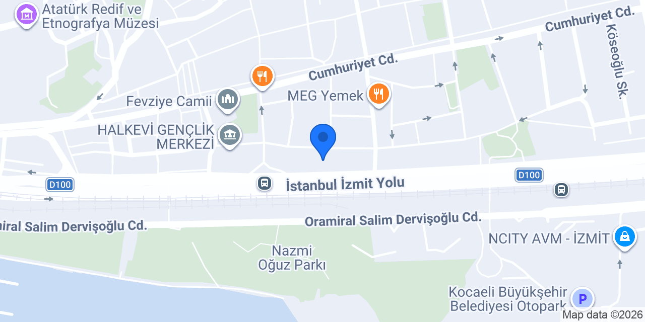 Zenka İzmit Çarşı konumu
