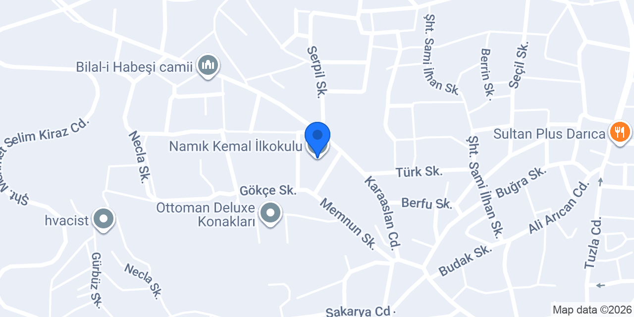 Namık Kemal İlkokulu konumu