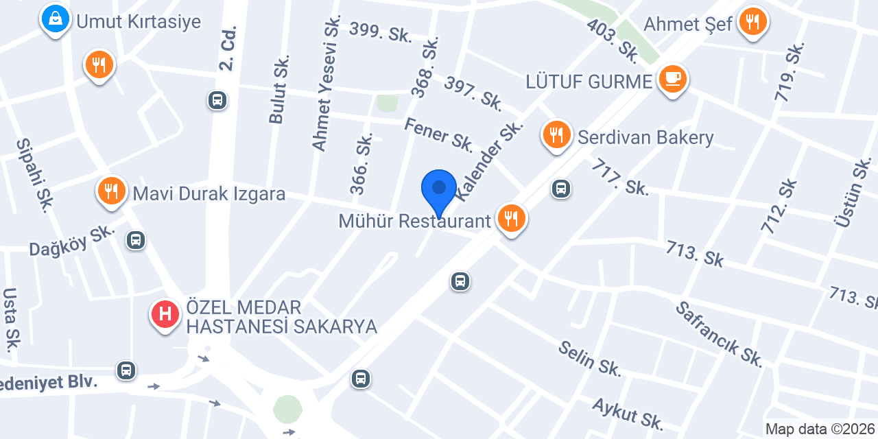 Garaj Aperatif konumu