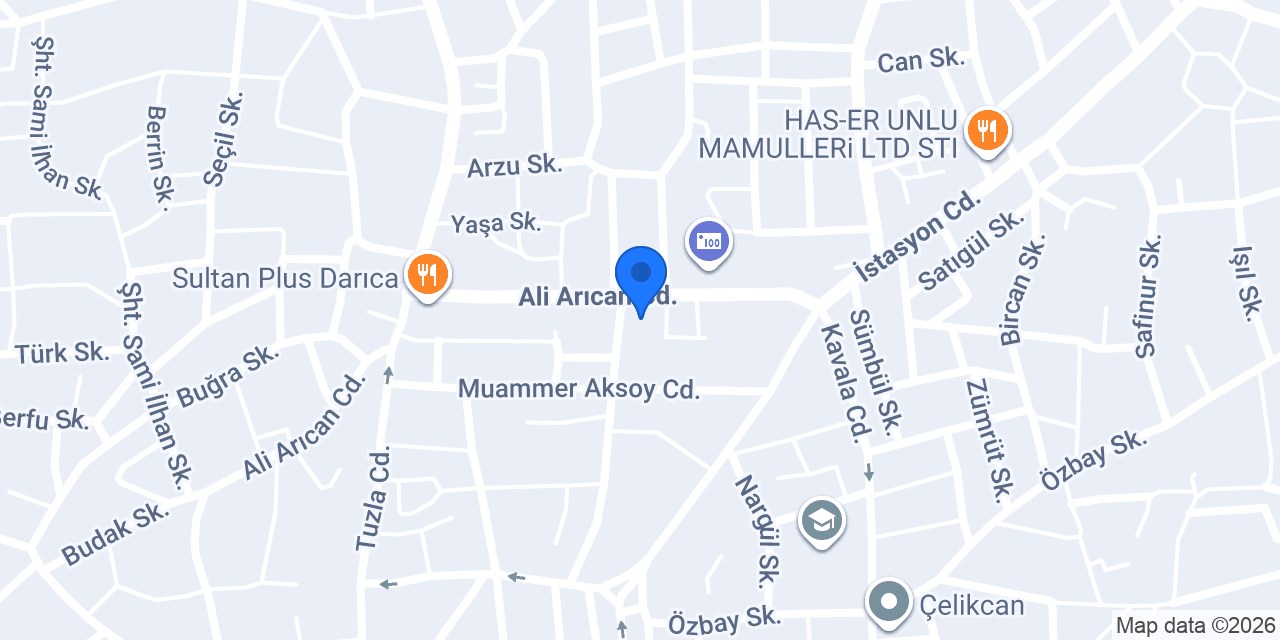 Darıca Sürücü Kursu konumu