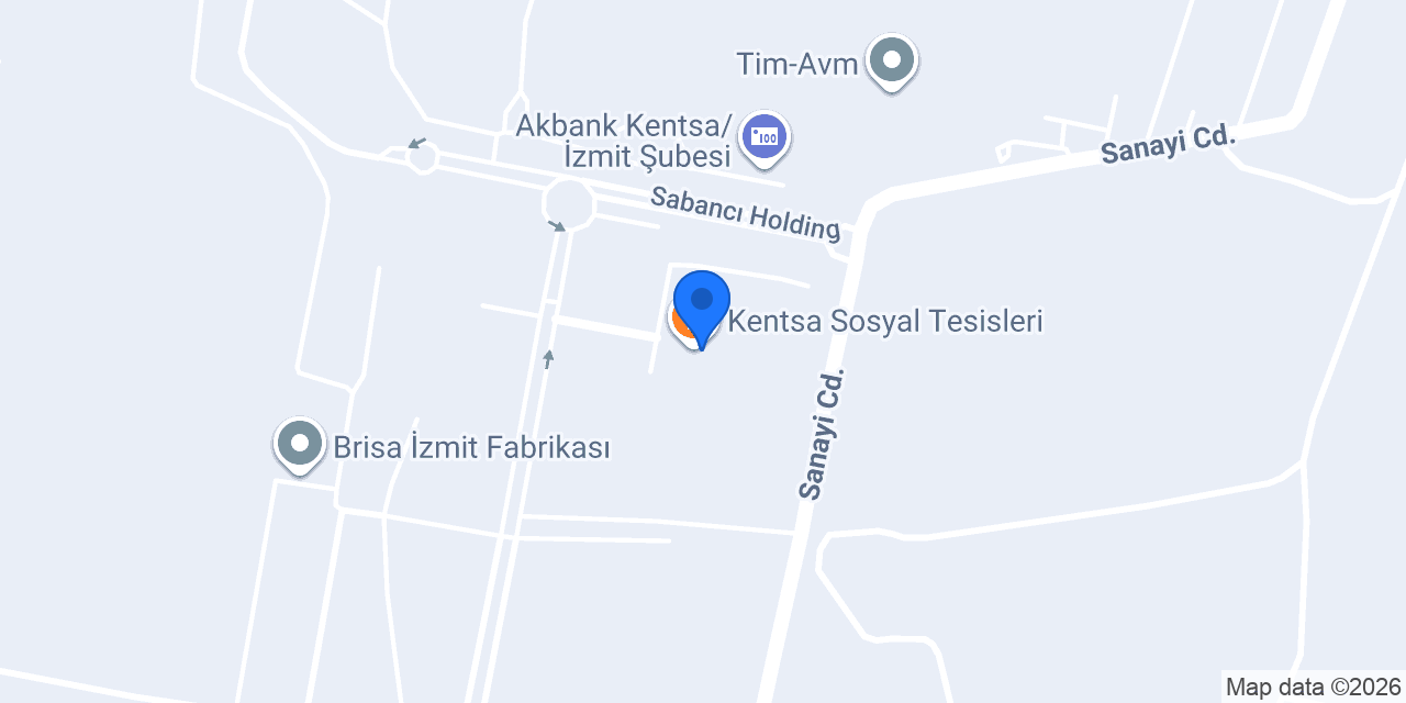 Kentsa Sosyal Tesisleri konumu