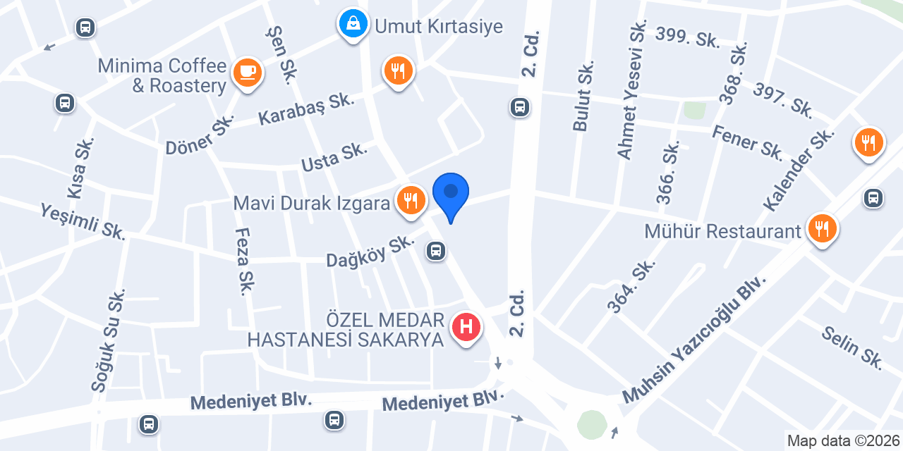 Serdivanmidye konumu