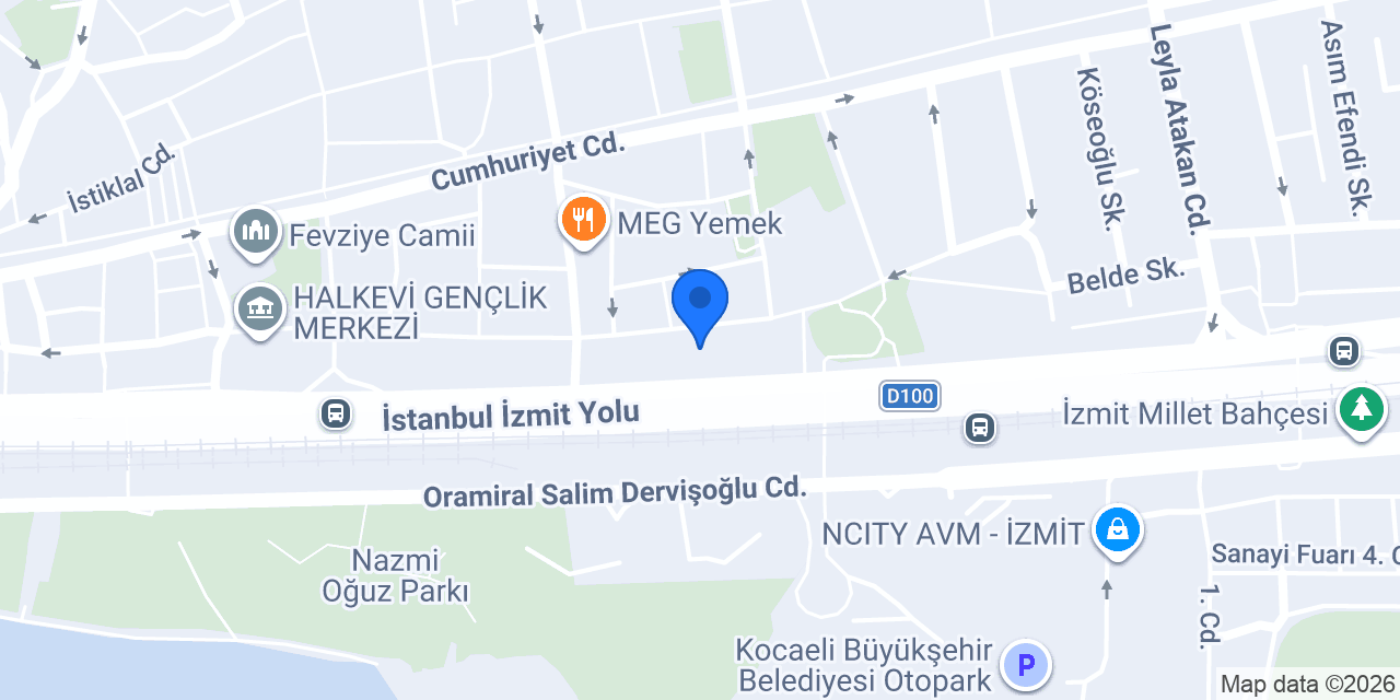 Yurtiçi Kargo Marina konumu