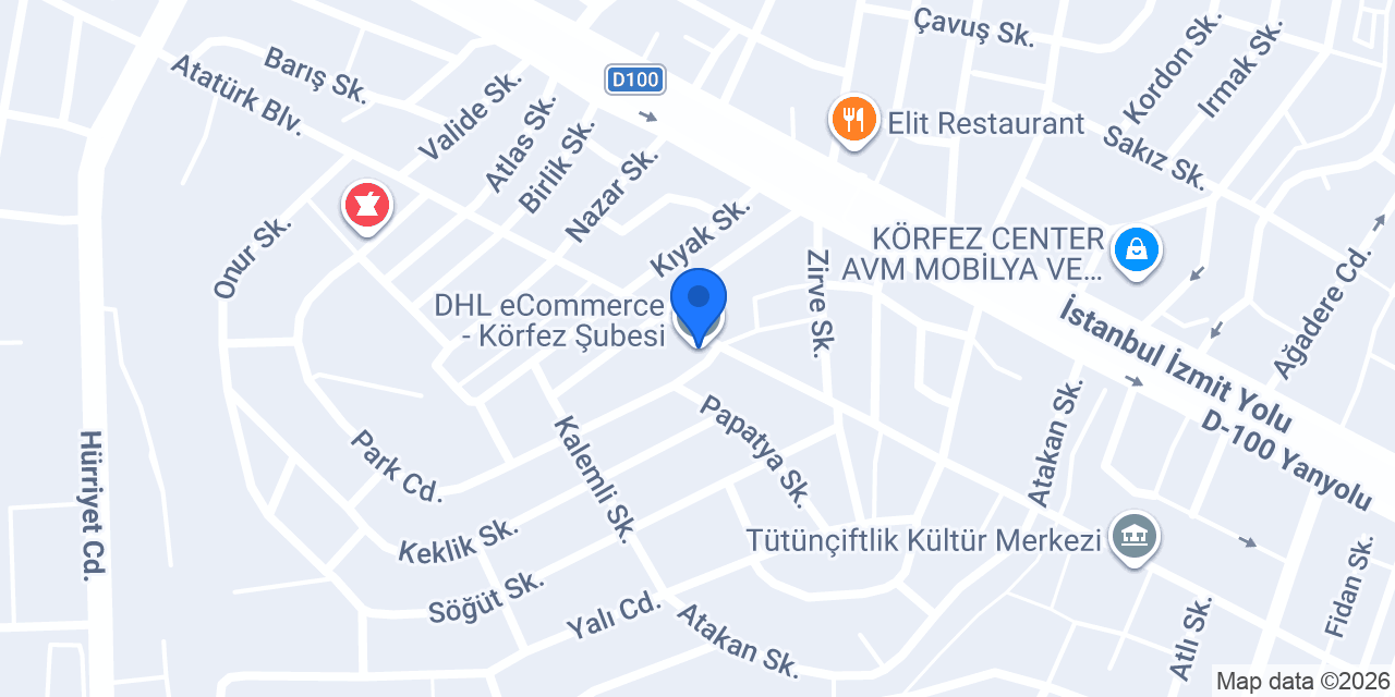 DHL eCommerce - Körfez Şubesi konumu