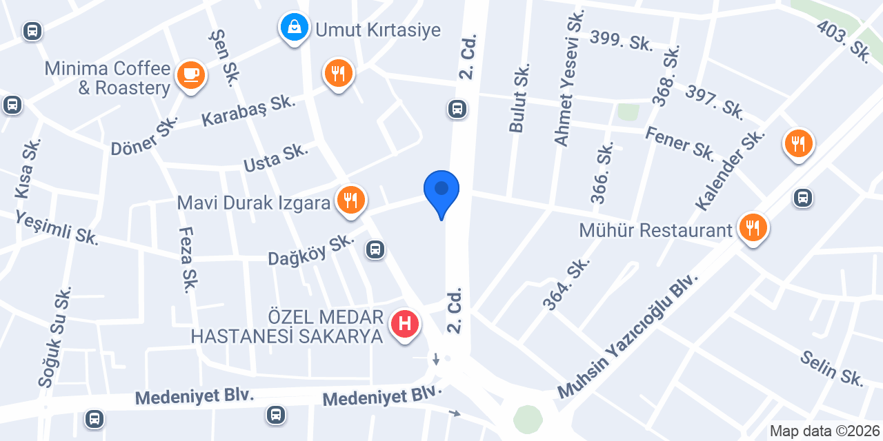 MAVİ DURAK BÜFE konumu