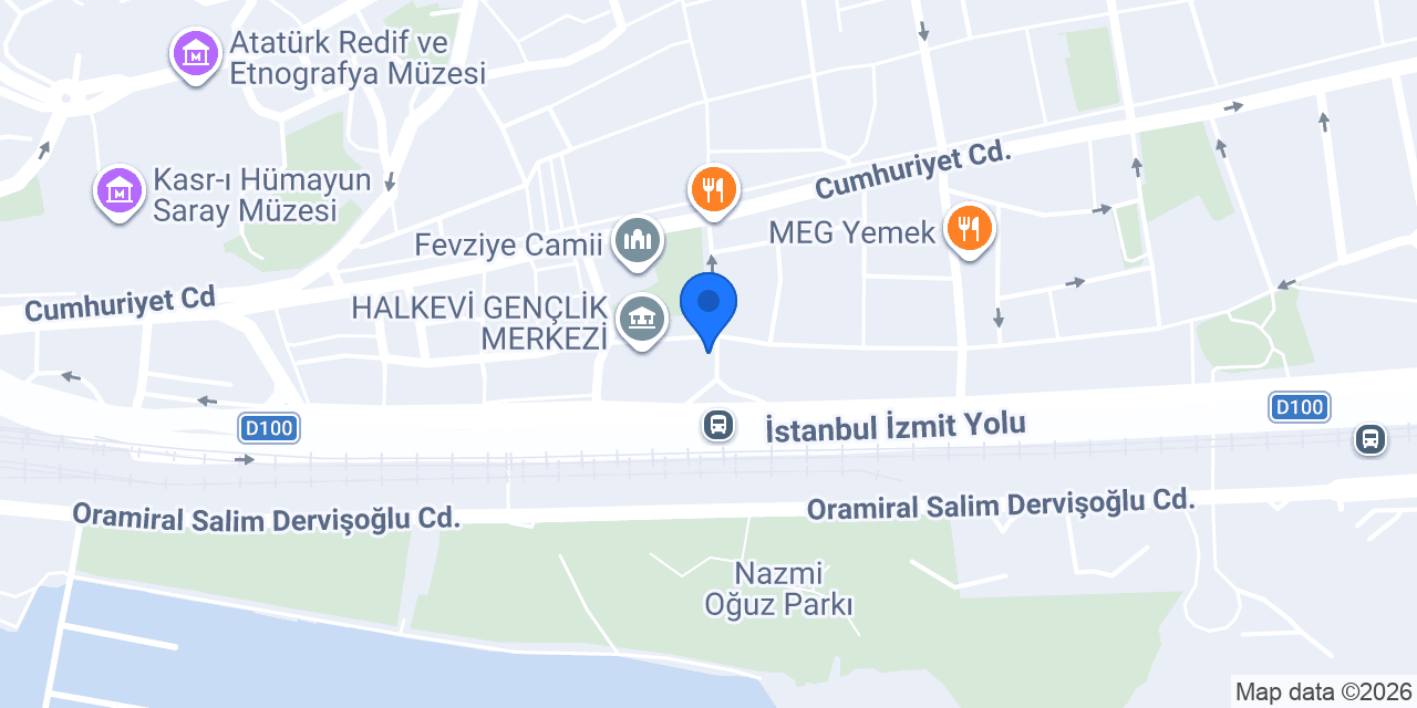 Emek Taksi konumu