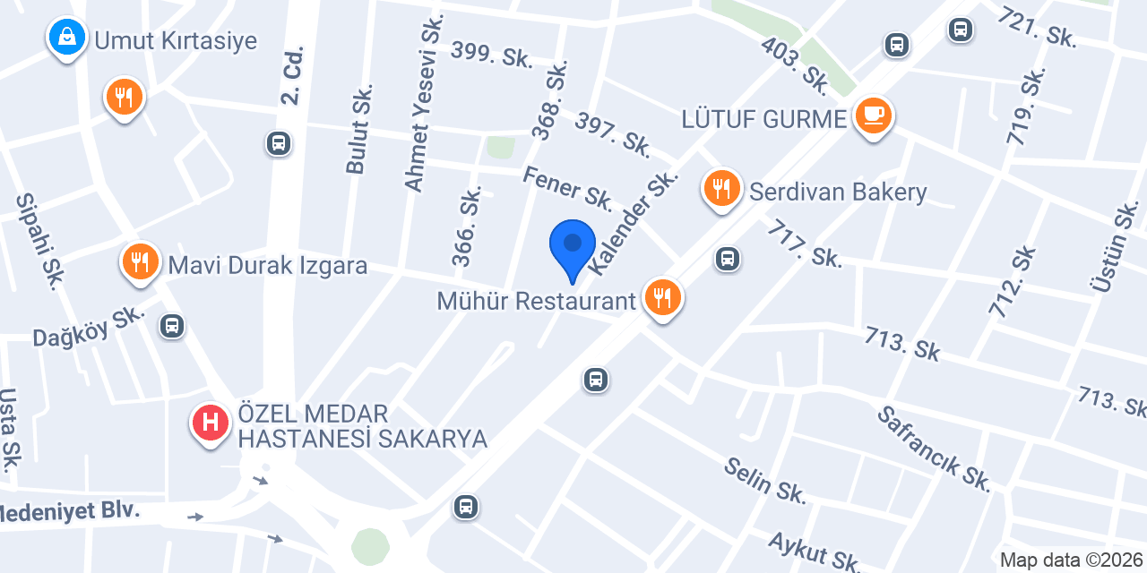 Serdivan Oto Yıkama konumu