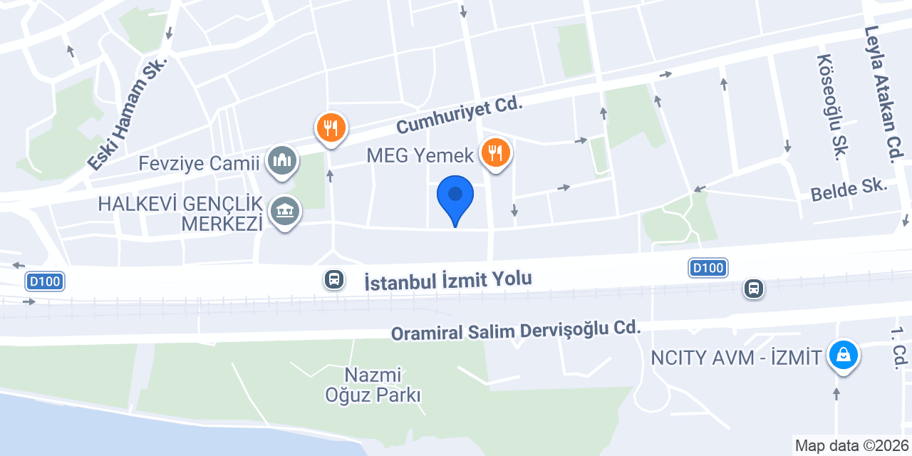 İzmit Seyahat konumu