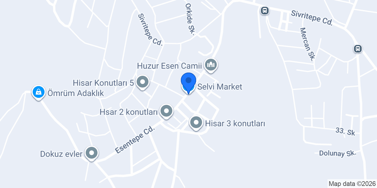 Selvi Market konumu