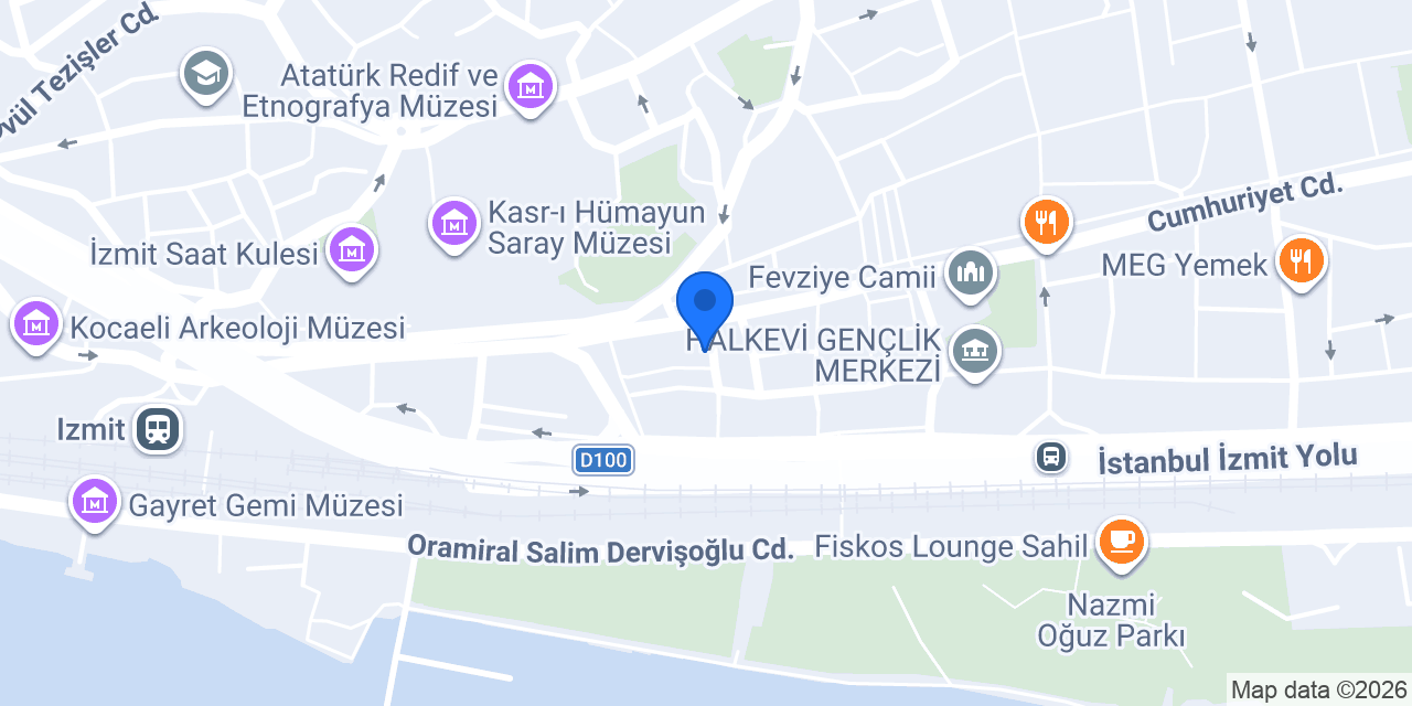 İzmit Fast Food konumu