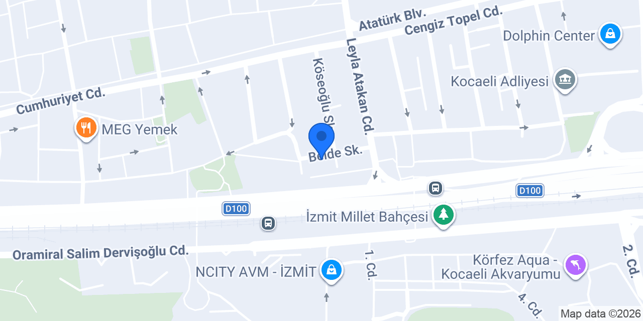 Pusat İnşaat konumu