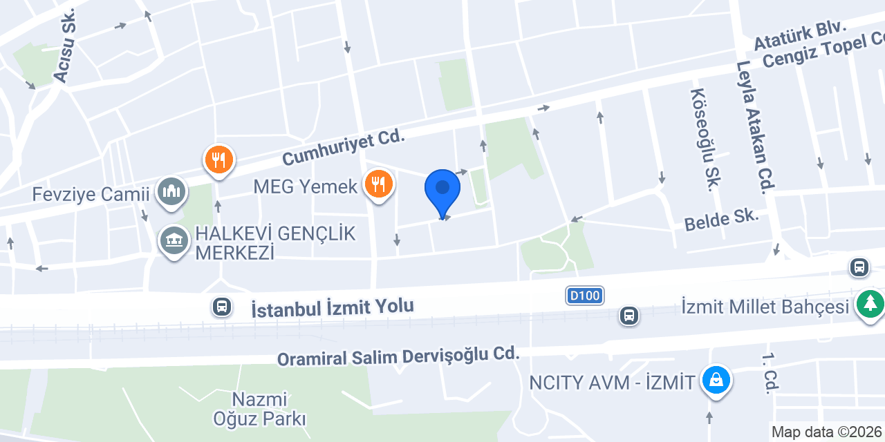 GÜN KAFE / İZMİT konumu