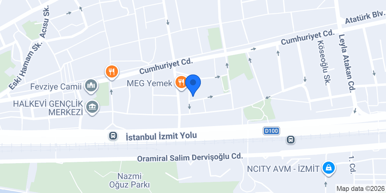 İkon Masaj Salonu İzmit konumu