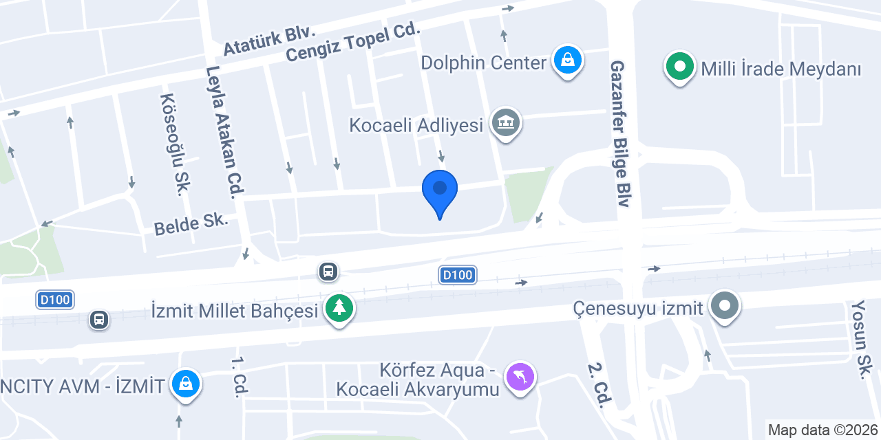 Kuveyt Türk - İzmit E-5 Şubesi konumu