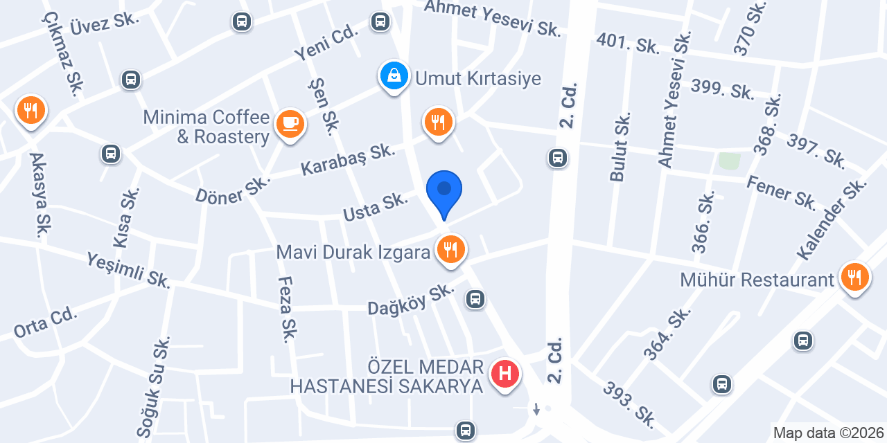 PublicArt Coffee & More Sakarya konumu