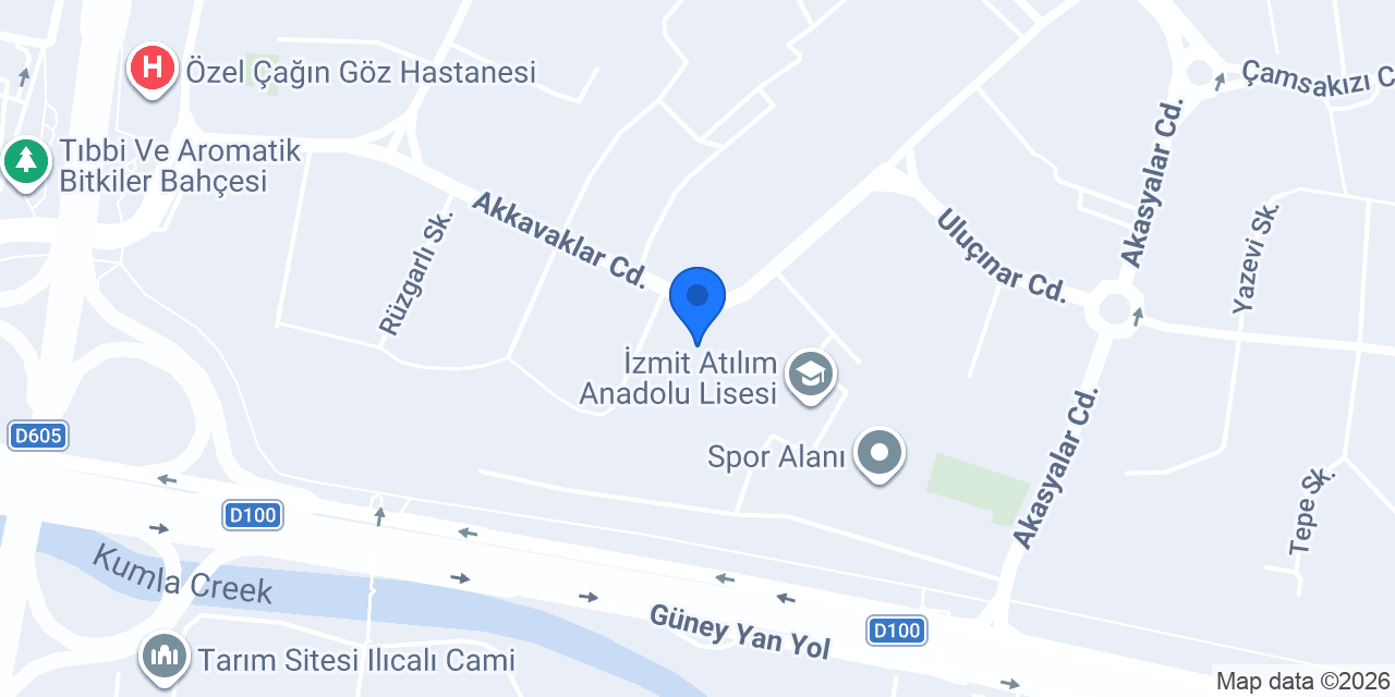 Atılım Anaokulu konumu