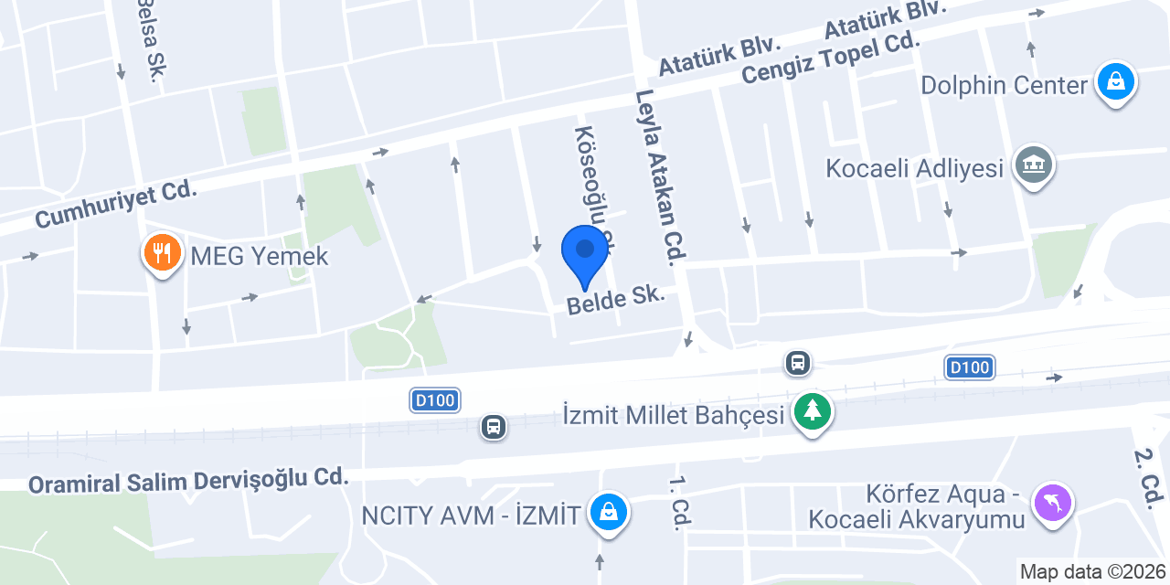 Palaoğlu Rent A Car konumu