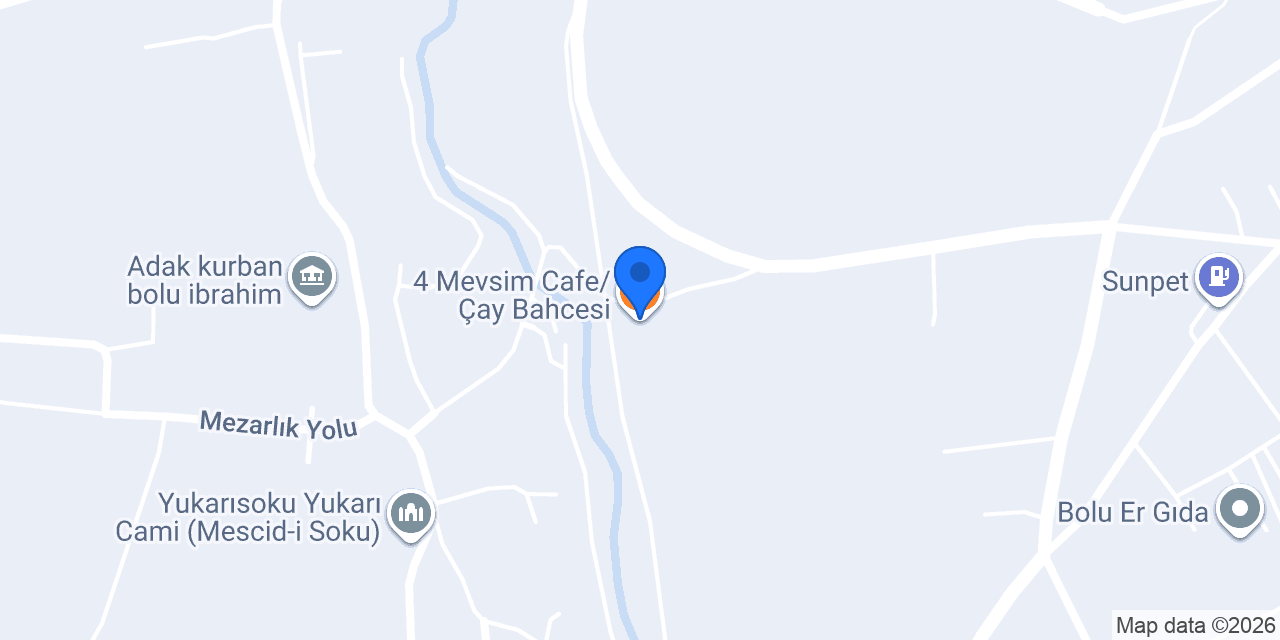 4 Mevsim Cafe/Çay Bahcesi konumu