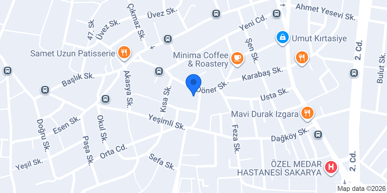 Venera Mimarlık konumu
