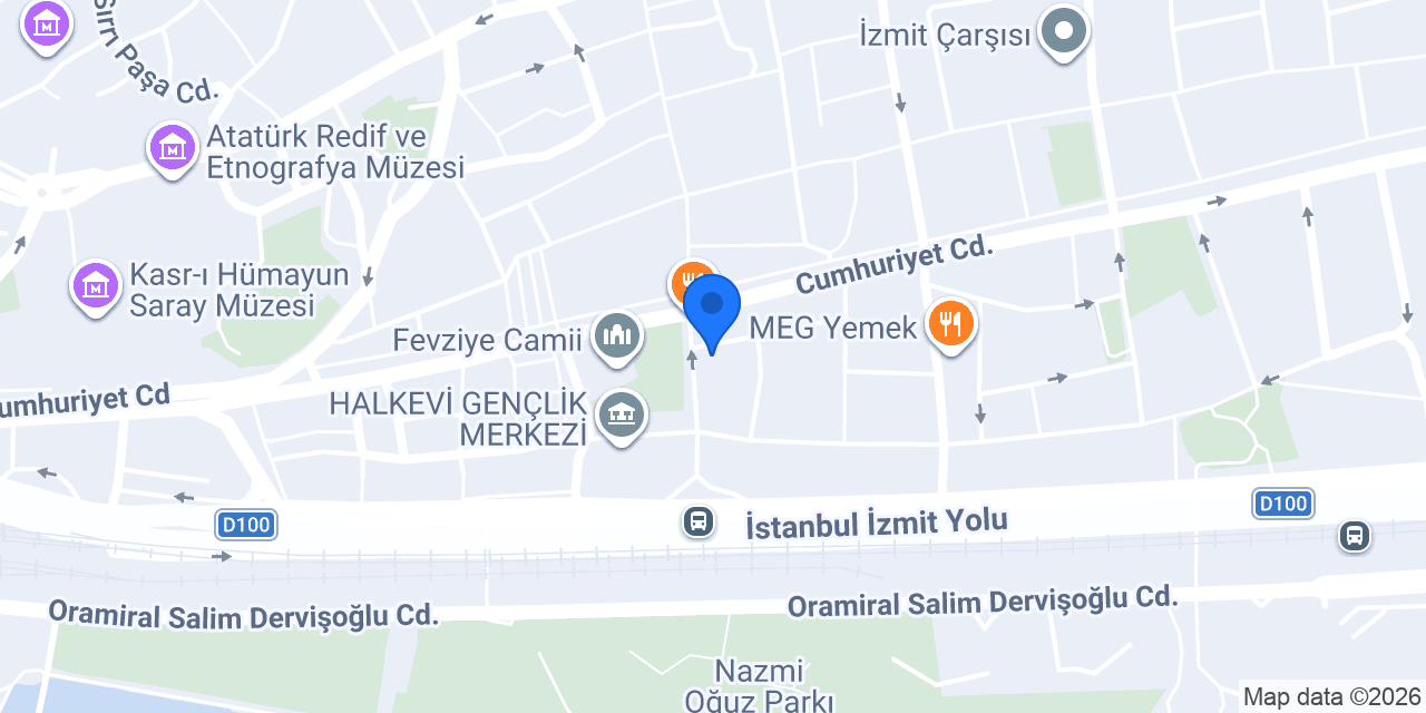 Samuray Sport - İzmit konumu
