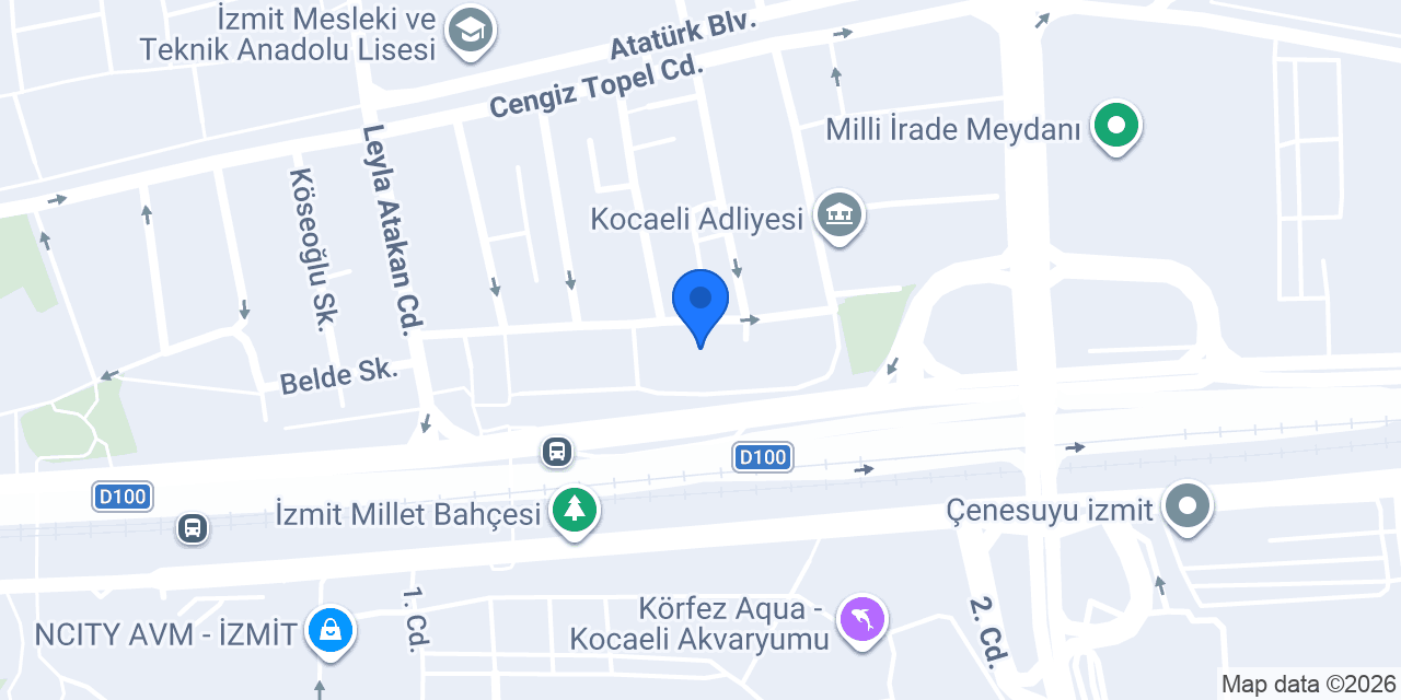 QNB Çarşı İzmit Şubesi konumu