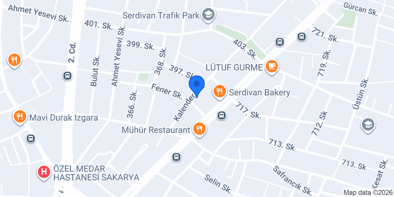 Vip Premium Sinema Serdivan konumu