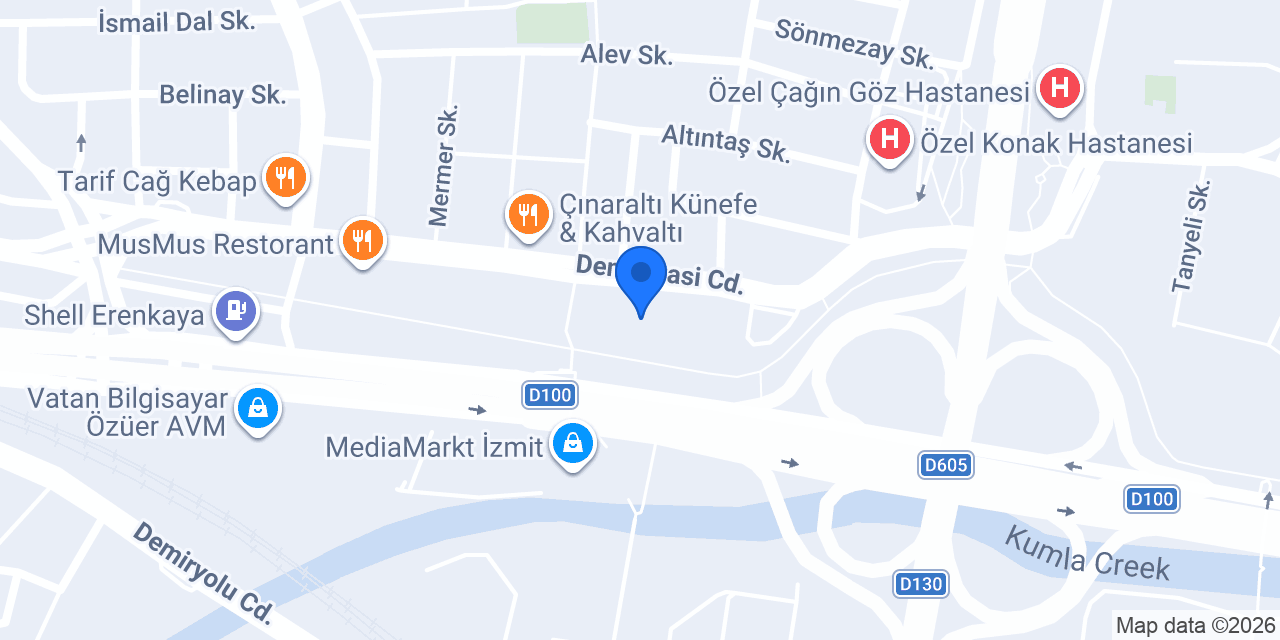 Kolibri Coffee Yenişehir konumu
