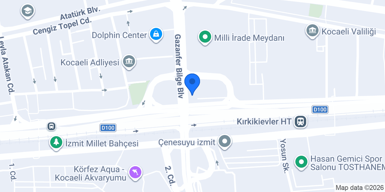 İzmit Vip Transfer konumu