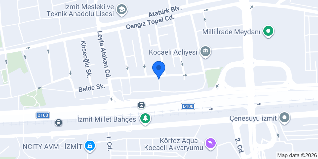 Eftal Rent A Car konumu